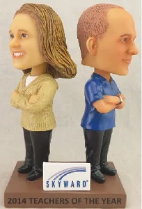 teachers bobblehead - wisconsin rapid rafters