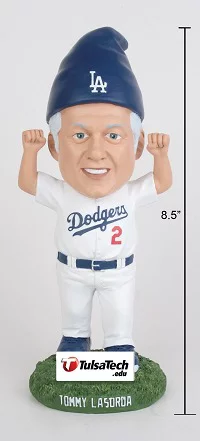tommy lasorda garden gnome - tulsa drillers - los angeles dodgers