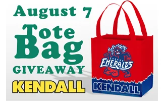 tote bag - eugene emeralds - chicago cubs