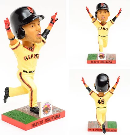 travis ishikawa bobblehead - san jose giants - san francisco giants