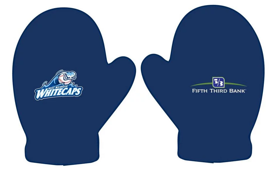 west michigan whitecaps mittens - april 2015