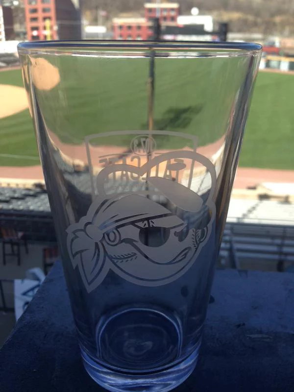 west virginia power pint glasses