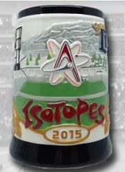 beer stein - albuquerque isotopes - colorado rockies
