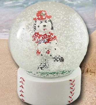 homer snowglobe - peoria chiefs - st louis cardinals