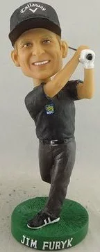 jim furyk bobblehead - lancaster barnstormers - atlantic professional league baseball
