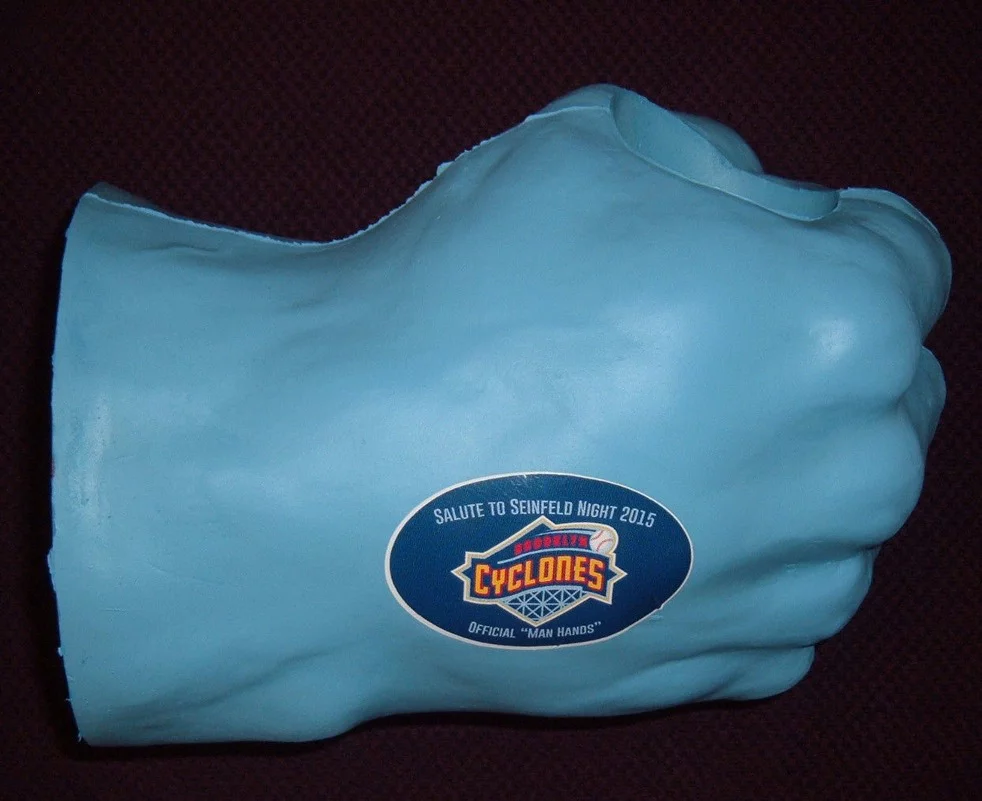 man hands hulk hand - brooklyn cyclones - new york mets