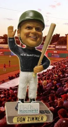 don zimmer bobblehead - new hampshire fisher cats - toronto blue jays