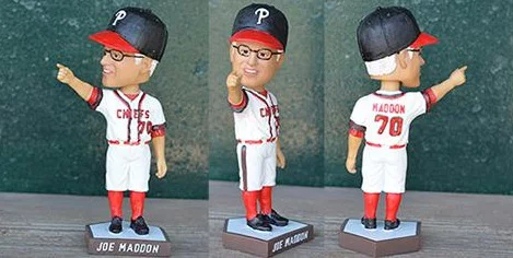 joe maddon bobblehead - peoria chiefs - st louis cardinals