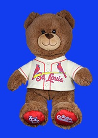 Details about   Build A Bear St Louis Cardinals Plush Teddy Near Limited Edition 12" Toy New
