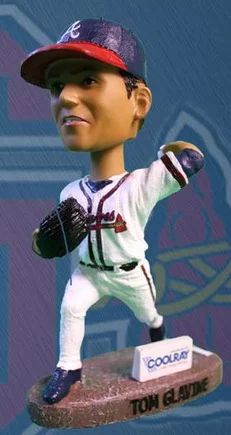 tom glavine bobblehead - gwinnett braves - atlanta braves