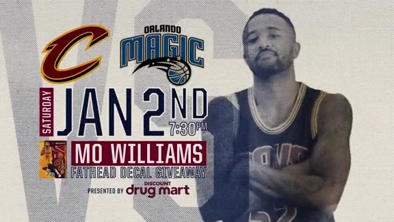 Mo Williams Fathead Decal - Cleveland Cavaliers - 1-2-2016