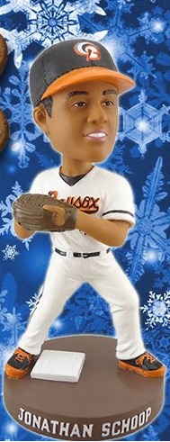 Jonathan Schoop Bobblehead - Bowie Baysox - Holiday Ticket Package by 1-8-2016