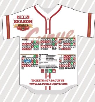 altoona curve 2016 jersey