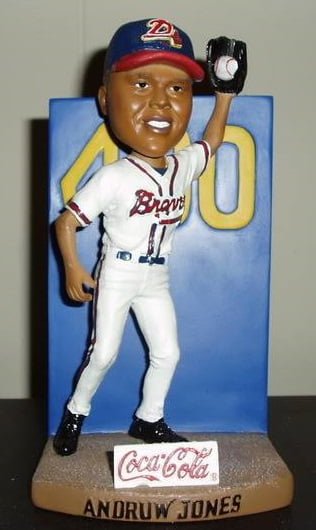 Andruw Jones Wall Catch Bobblehead Danville Braves