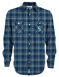 mariners flannel shirt