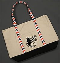 Baltimore Orioles Canvas Tote 5-7-2016