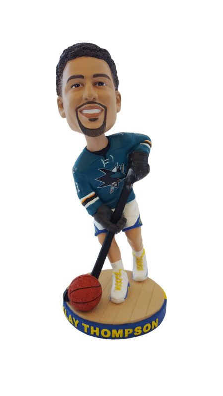 Golden State Warriors Thompson San Jose Sharks Edition Bobblehead 10-9-2016