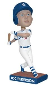 Joc Pederson 2017 Los Angeles Dodgers PROMOTIONAL Bobblehead Bobble SGA 