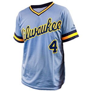 milwaukee brewers jersey history