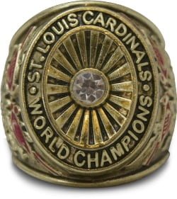 replica 1942 world series championship ring - st louis cardinals - 7-1-2017 - Stadium Giveaway ...