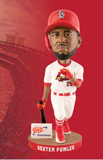St Louis Cardinals Dexter Fowler Bobblehead 4-21-18