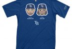 Tampa Bay Rays Chris Archer & Kevin Kiermaier Emoji T-Shirt 4-15-2018