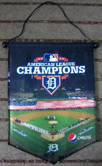 Apr 6 Detroit Tigers vs. New York Yankees – A.L. Championship Banner