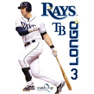 April 7, 2013 Tampa Bay Rays vs. Cleveland Indians – Wall Cling