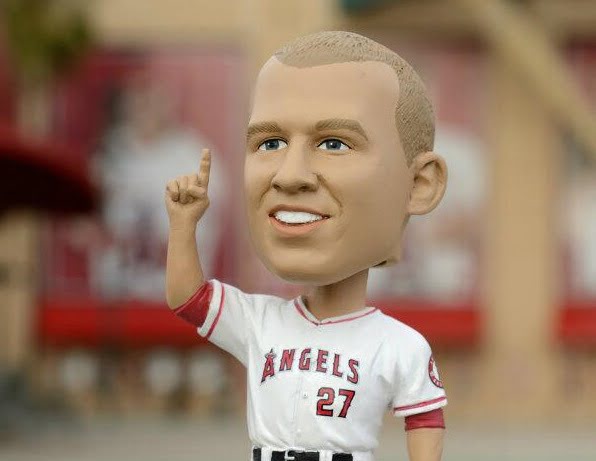 April 1, 2014 Seattle Mariners vs Los Angeles Angels – Mike Trout Bobblehead