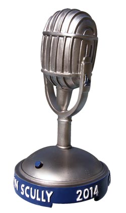 July 29, 2014 Atlanta Braves vs Los Angeles Dodgers  Vin Scully 65th Anniversary Microphone