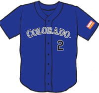 July 26, 2014 Pittsburgh Pirates vs Colorado Rockies – Troy Tulowitzki Player Collectible Jersey