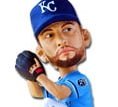 June 28, 2014 Los Angeles Angels vs Kansas City Royals – James Shields Bobblehead