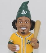 June 22, 2014 Boston Red Sox vs Oakland Athletics – Coco Crisp Garden Gnome