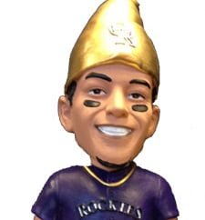 July 13, 2014 Minnesota Twins vs Colorado Rockies – “Golden Arenado” Bobblehead Gnome
