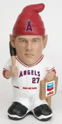 los angeles angels trout gnome promo 7 18 14 July 18, 2014 Seattle Mariners vs Los Angeles Angels Mike Trout Gnome