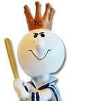 August 30, 2014 Cleveland Indians vs Kansas City Royals – Mr. Royal Bobblehead