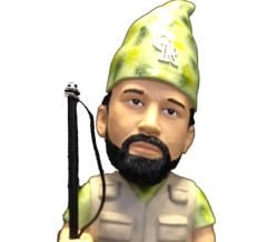 August 17, 2014 Cincinnati Reds vs Colorado Rockies – Todd Helton “Retire 17” Bobblehead Gnome and Jersey Retirement Ceremony