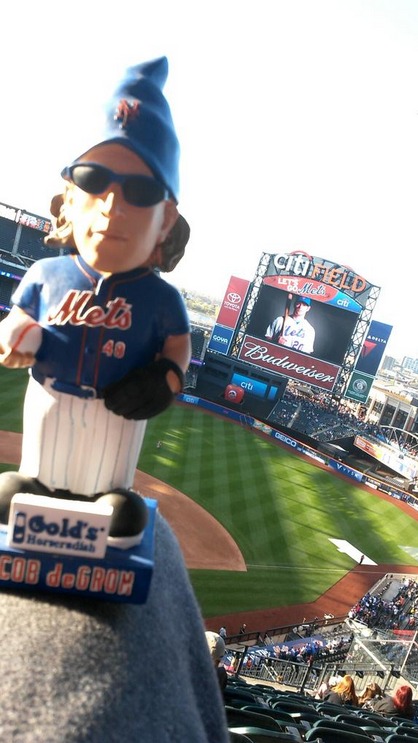 jacob degrom gnome - new york mets