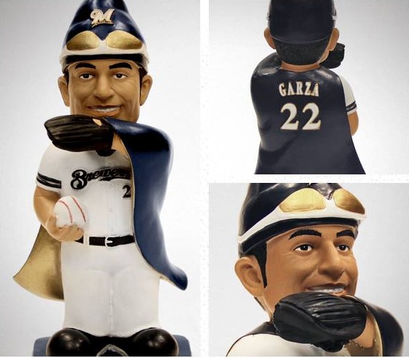 matt garza gnome - milwaukee brewers