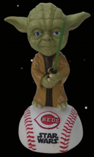 Cincinnati Reds Yoda Star Wars Bobblehead 5-6-2016