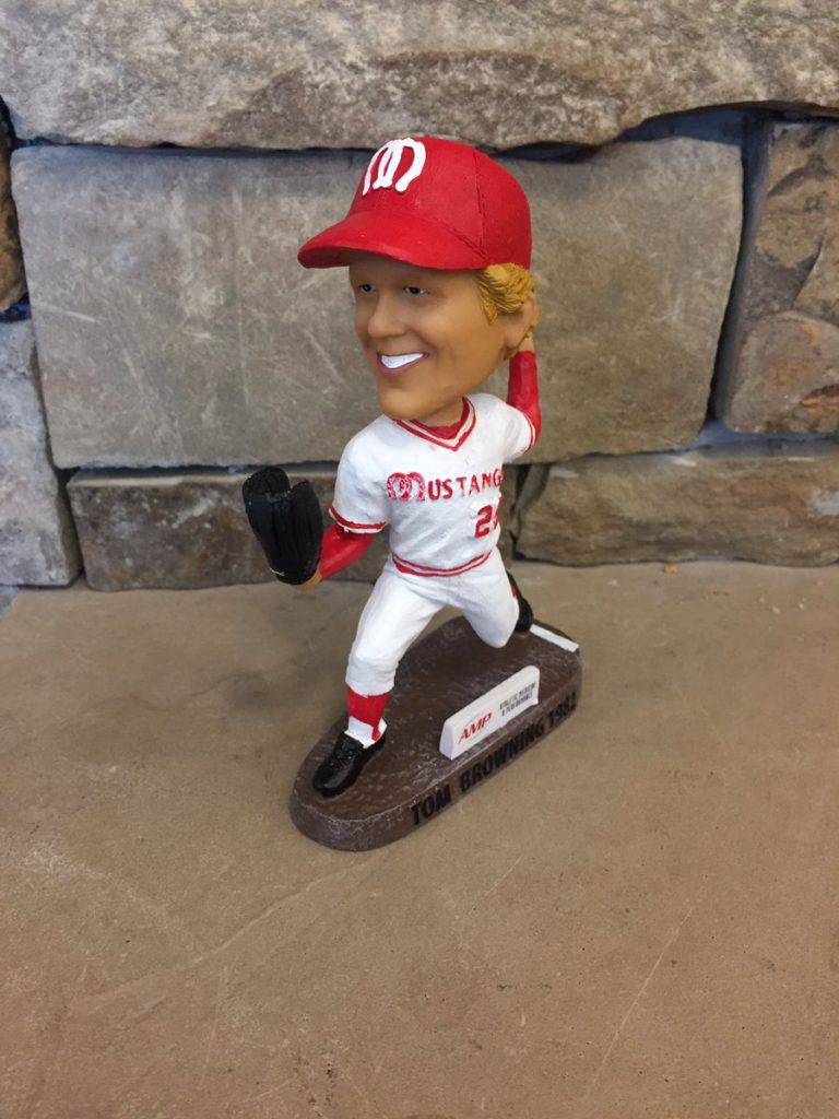 June 18, 2016 Billings Mustang – Tom Browning Bobblehead
