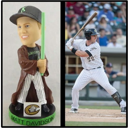 Charlotte Knights Matt Davidson Star Wars Bobblehead 5-3-2016