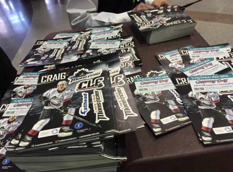 January 30, 2016  Lake Erie Monsters vs Texas Stars – Fathead Tradeable