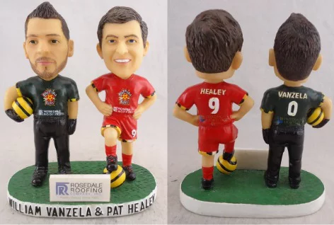 WIlliam Vanzela & Pat Healey Bobblehead - Baltimore Blast - 2-21-2016