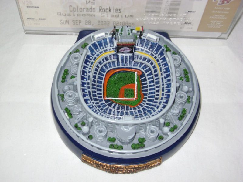 2003 San Diego Padres Qualcomm Jack Murphy Stadium Replica