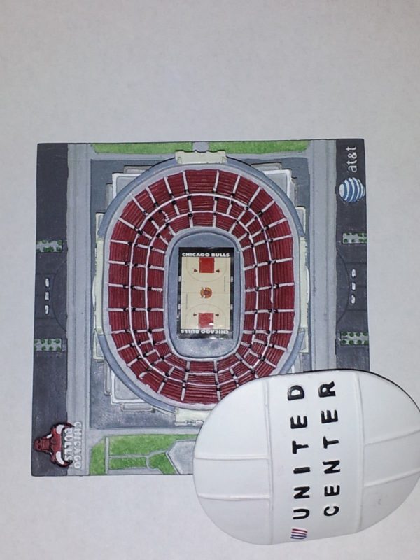 CHICAGO BULLS STADIUM GIVEAWAY UNITED CENTER REPLICA