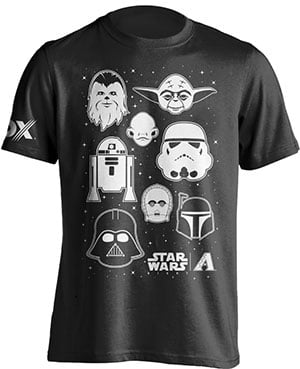 Arizona Diamondbacks Star Wars T-shirt 5-14-2016