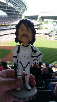 Milwuakee Brewers Stormin Gorman Stormtrooper Bobblehead 6-11-2016