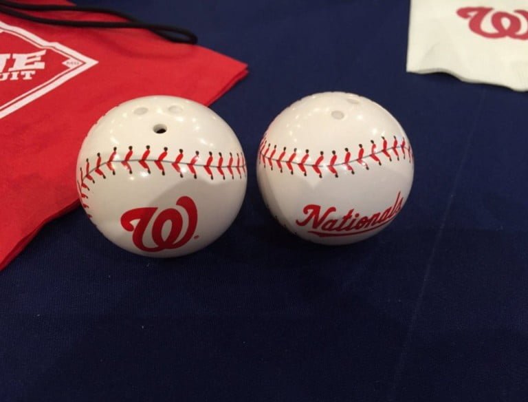 May 28, 2016 Washington Nationals – Nationals Salt and Pepper Shakers