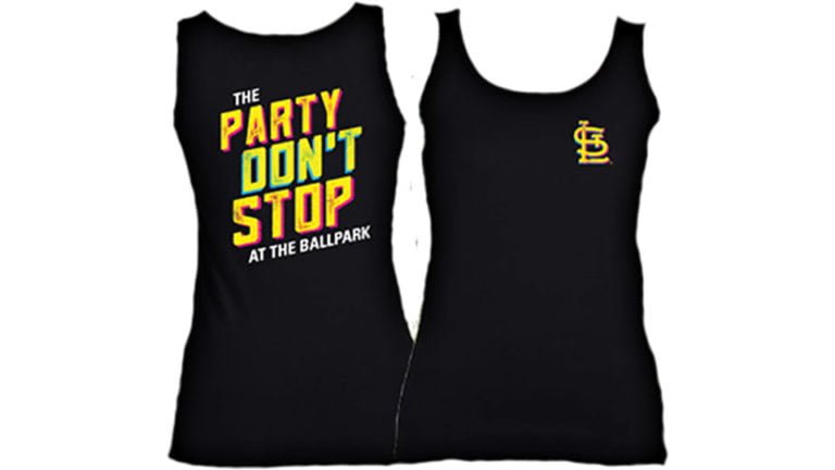 August 28, 2016 St Louis Cardinals – Zumba Party All Night Tank Top